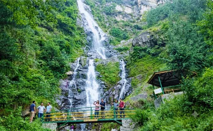 Baror Parsha Waterfall Near Manali