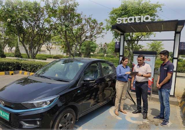 EV Charging station enroute Delhi to Manali in Karnal