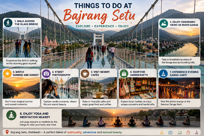 Things to do at Bajrang Setu Glass Skywalk Rishikesh