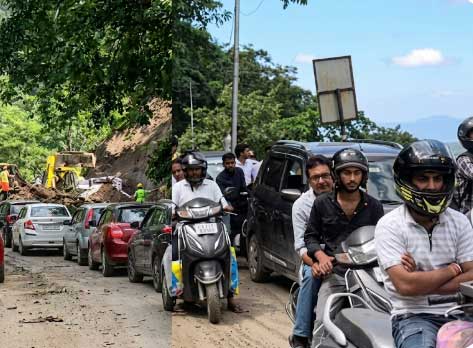 Musoorie Dehradun Road Jam