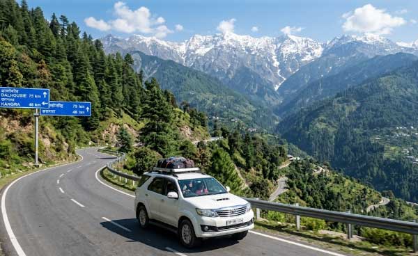 Dharamshala to Dalhousie by Car