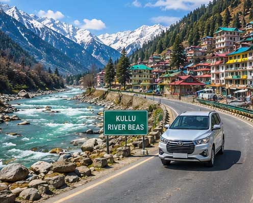 Shimla to Manali by car