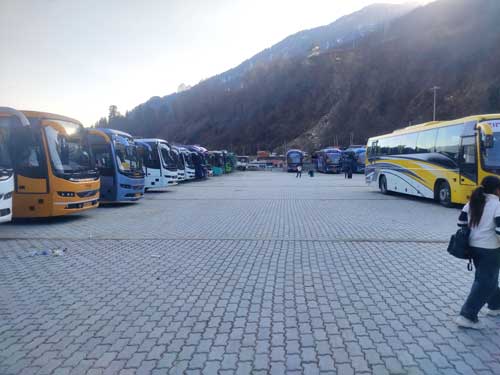 Volvo Bus Stand of Manali