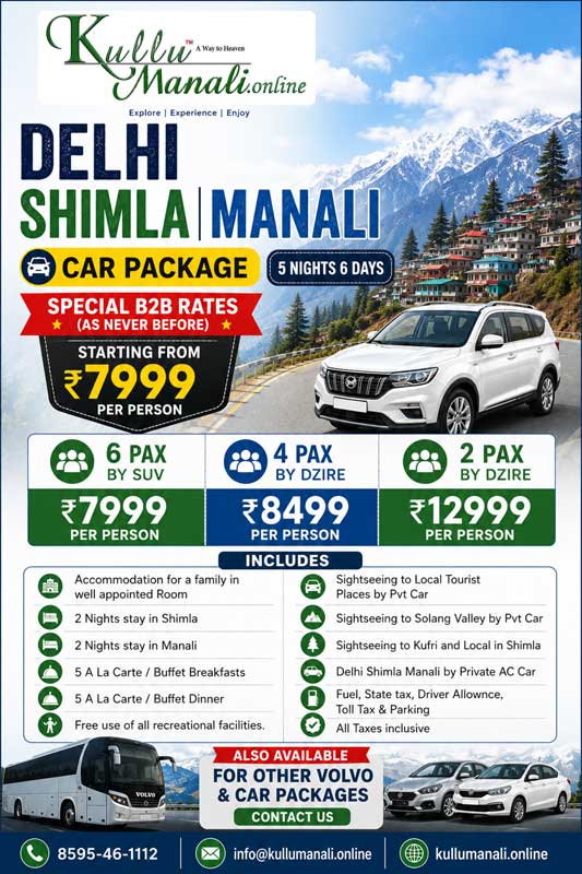 Delhi Shimla Manali