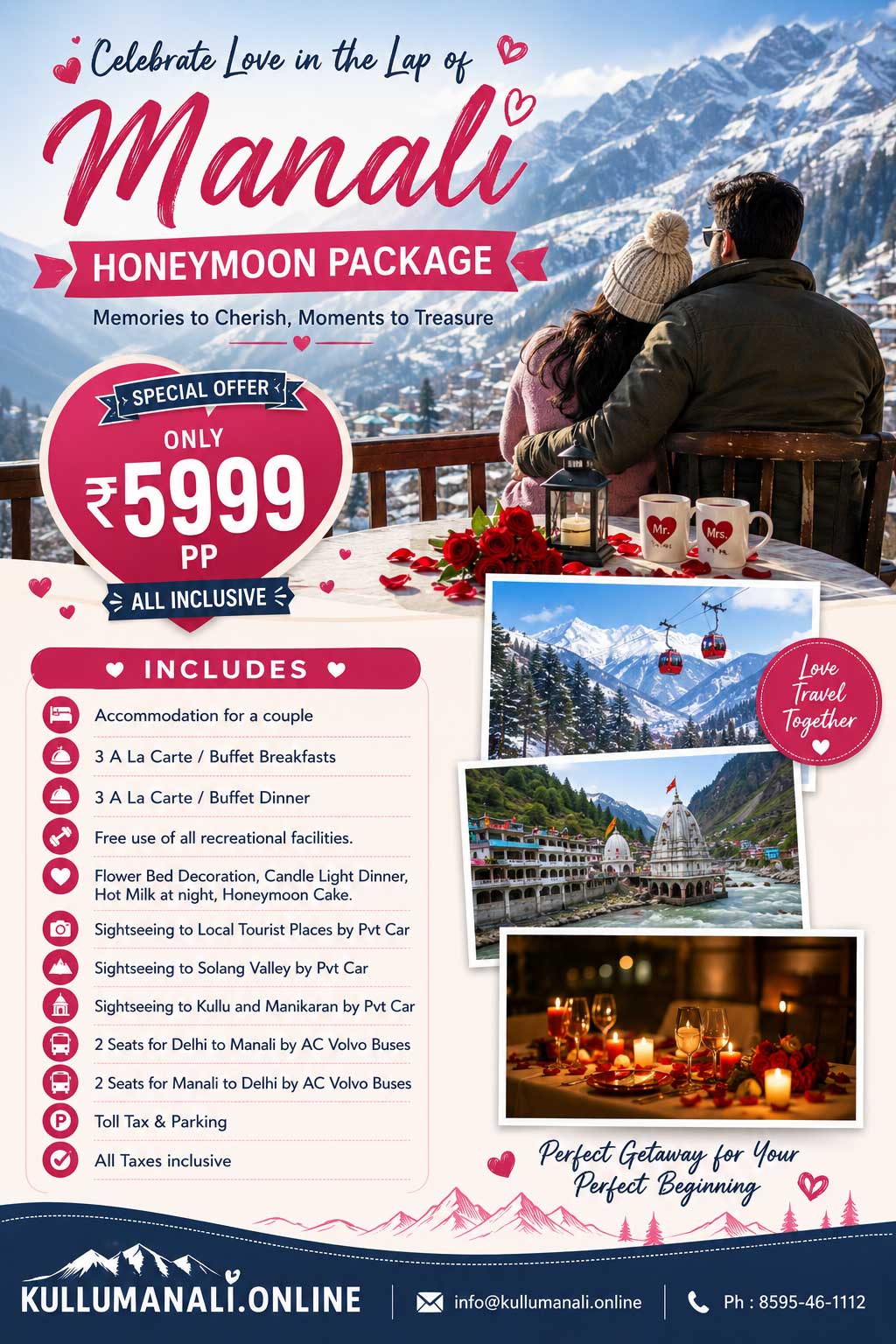 Manali Honeymoon Package