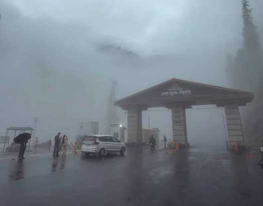 Foggy Atal Tunnel Manali Best Image