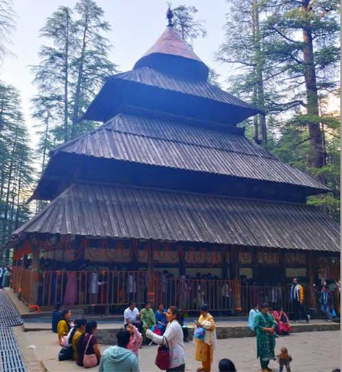 Hadimba Temple Photo in July